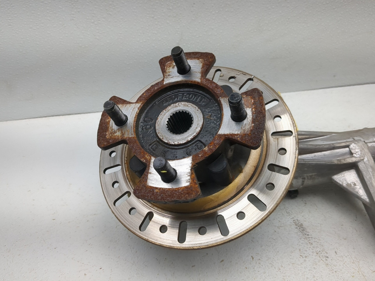 18-24 Linhai M750L Front Left Shock Carrier Knuckle Strut Hub