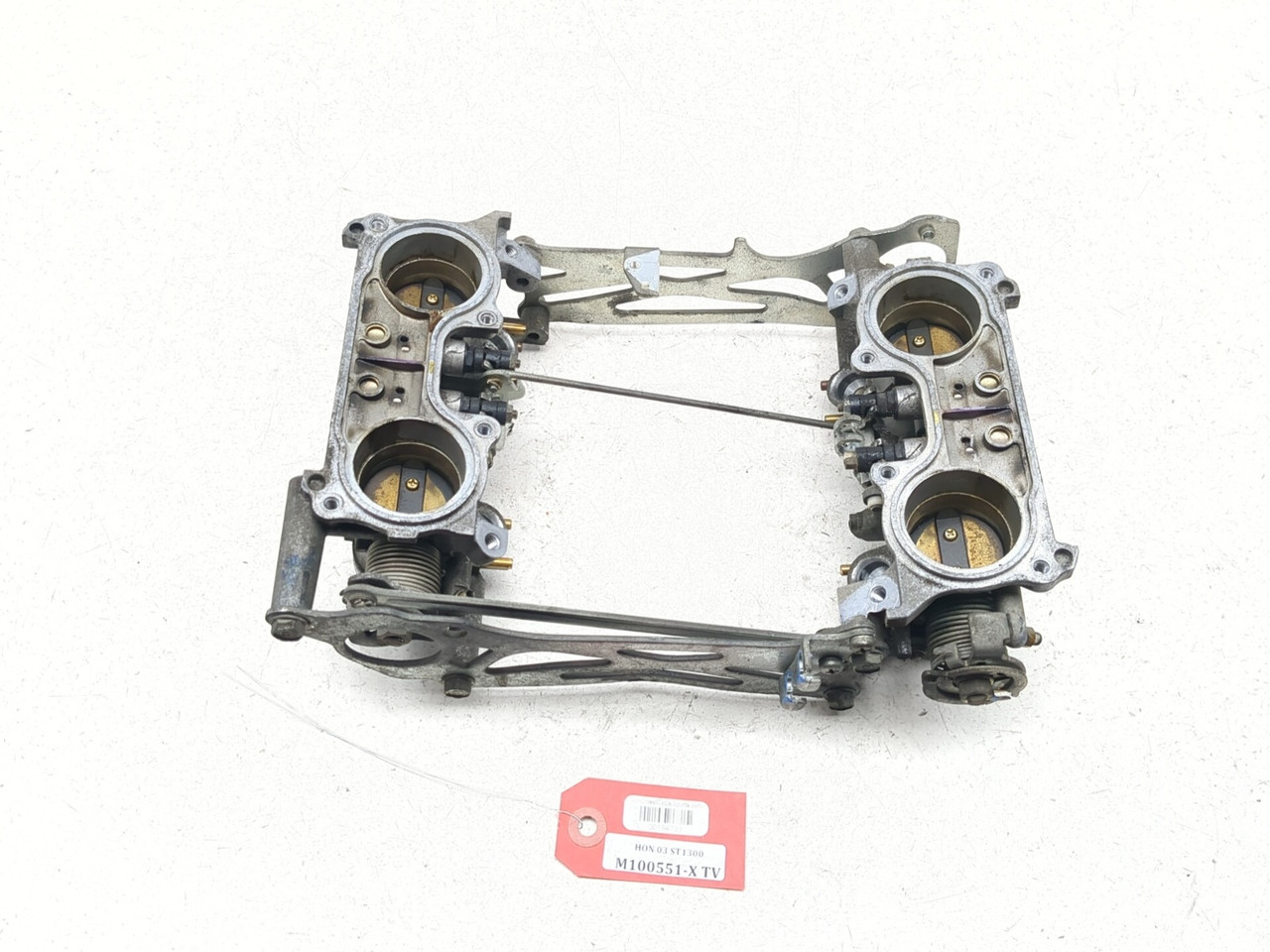 03-10 Honda ST1300 Throttle Body Assembly Cowl Cover Panel 16400