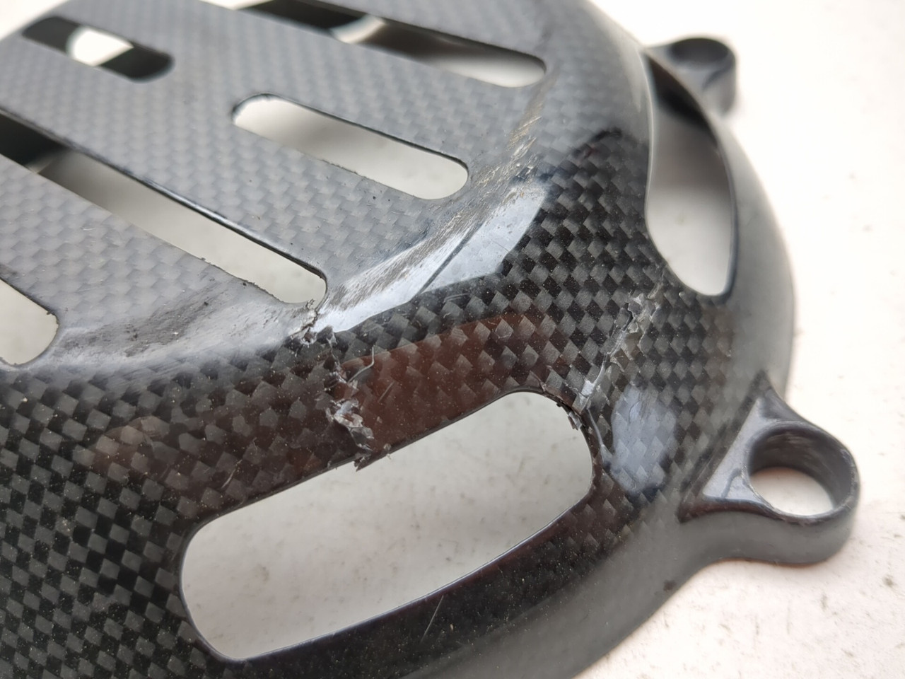 03-06 Ducati 749 999 Right Clutch Cover Carbon Fiber - Sun Coast