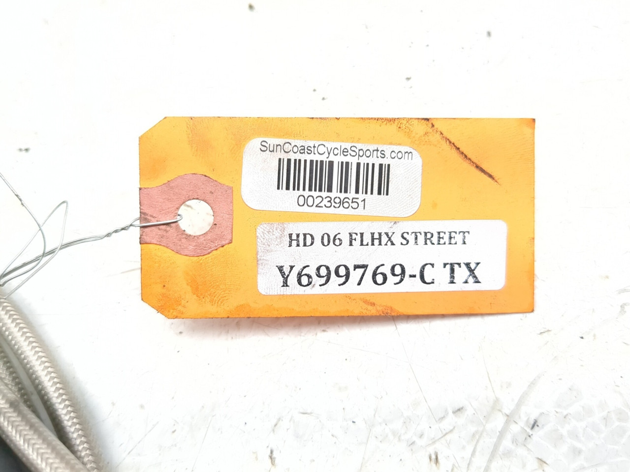 06-13 Harley Street Glide FLHX Throttle Idle Clutch Cable w