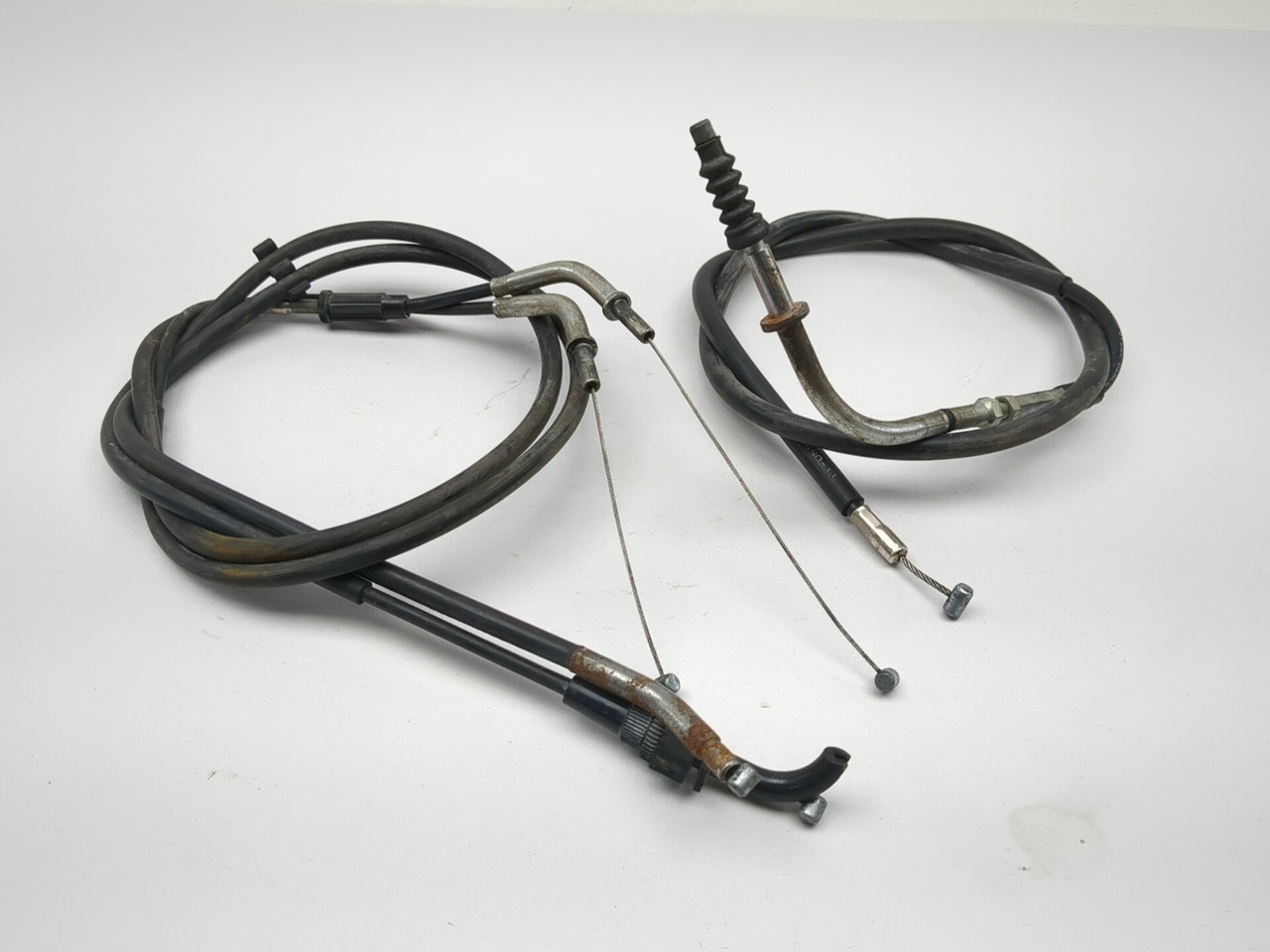 グレースコンチネンタル　３点 15-25 Kawasaki EN650 Vulcan S Throttle Clutch Cable Set 54012-0613