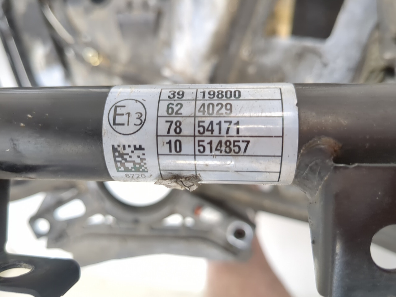 22-25 Can Am Ryker 900 Sport Main Frame Chassis STRAIGHT CLN - Sun