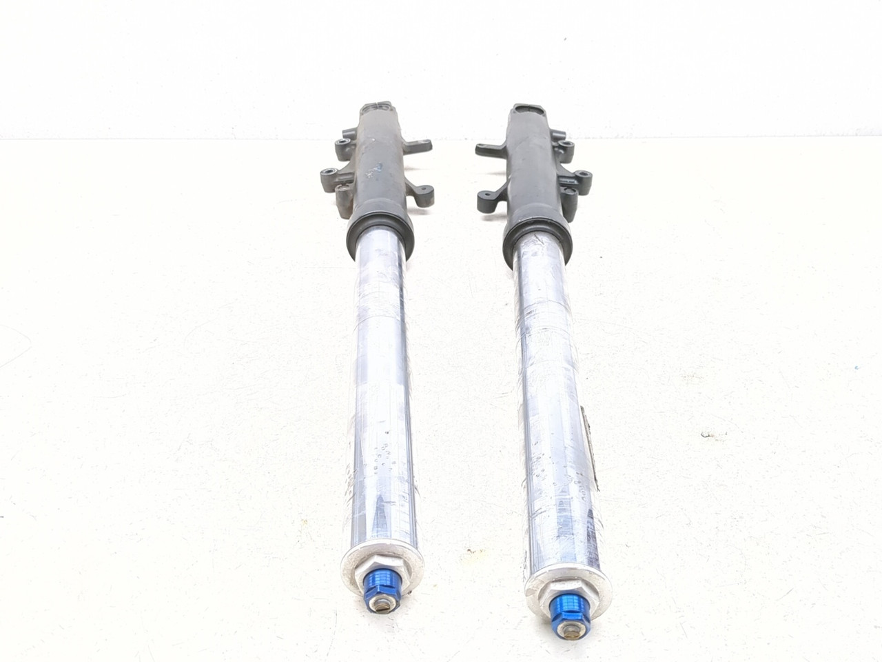 05-08 Kawasaki ZZR 600 Front Suspension Forks Tubes Set STRAIGHT