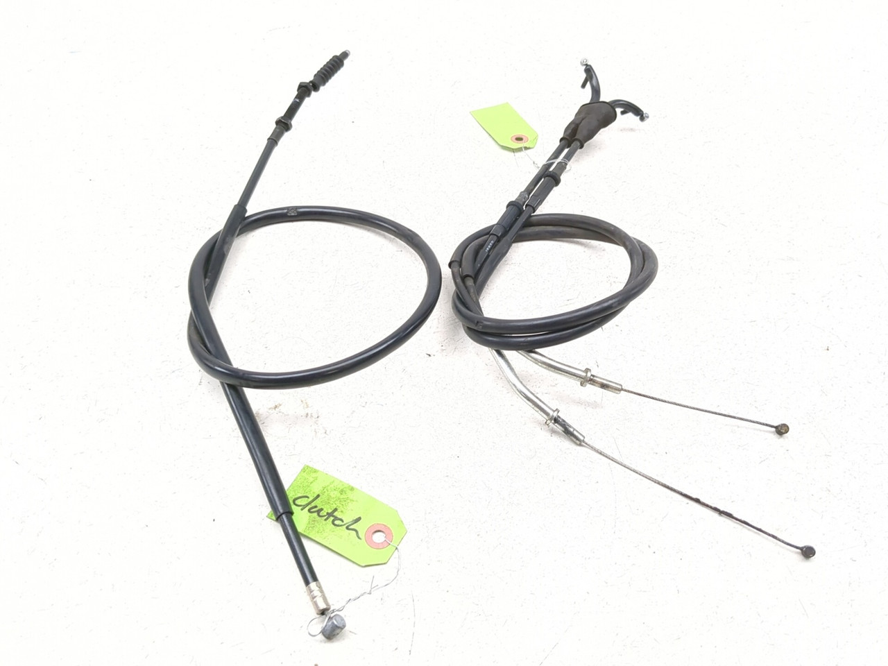 05-08 Kawasaki ZZR 600 Front Throttle Clutch Cable Set 54012-1630