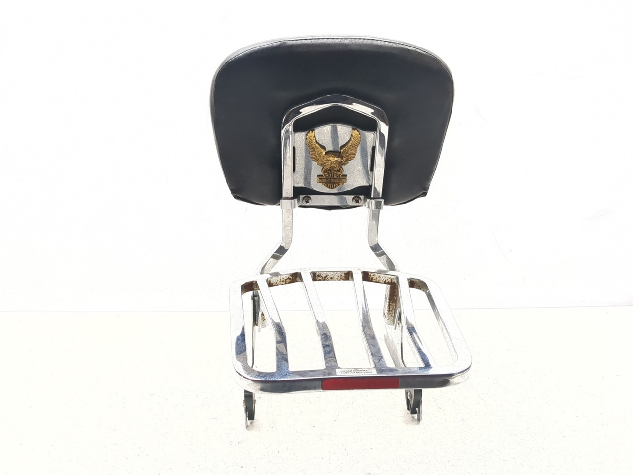 ^^③ 00-06 Harley-Davidson Fat Boy FLSTFI Rear Sissy Bar Luggage Rack