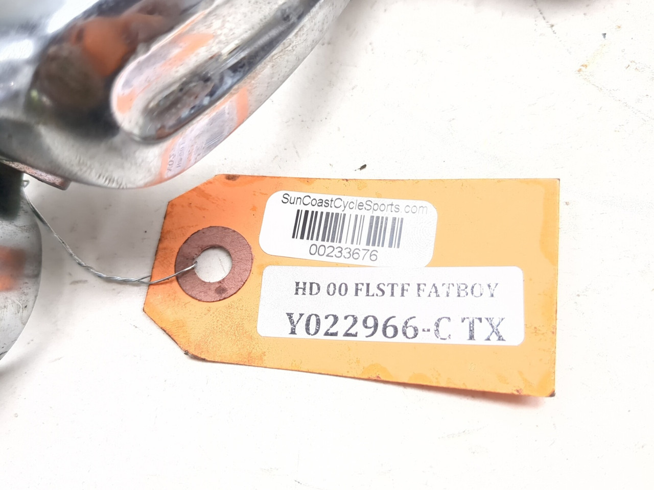 00-06 Harley-Davidson Fat Boy FLSTFI Front Left Right Highway Peg