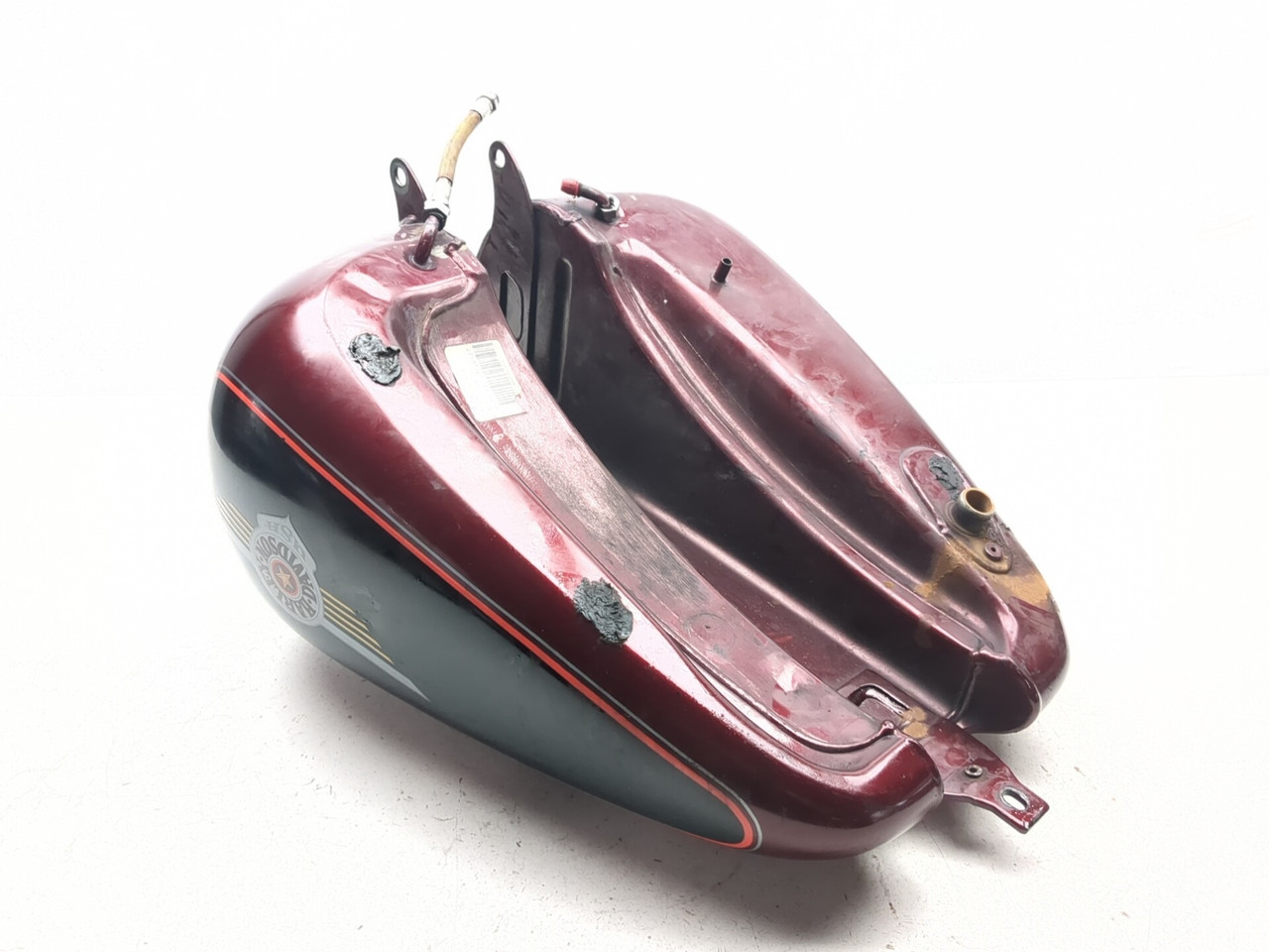 Harley-Davidson FLSTF '00 TC88 補修必要 タンク 00-06 Harley-Davidson Fat Boy FLSTFI Gas Fuel Tank 62178-00QL