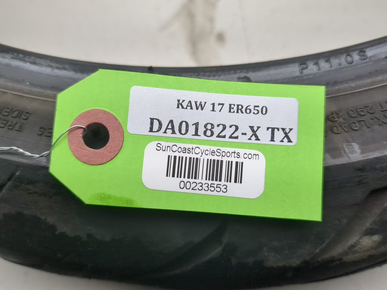 17-19 Kawasaki Z650 ER650 G Dunlop 120/70ZR17 Front Tire 41009
