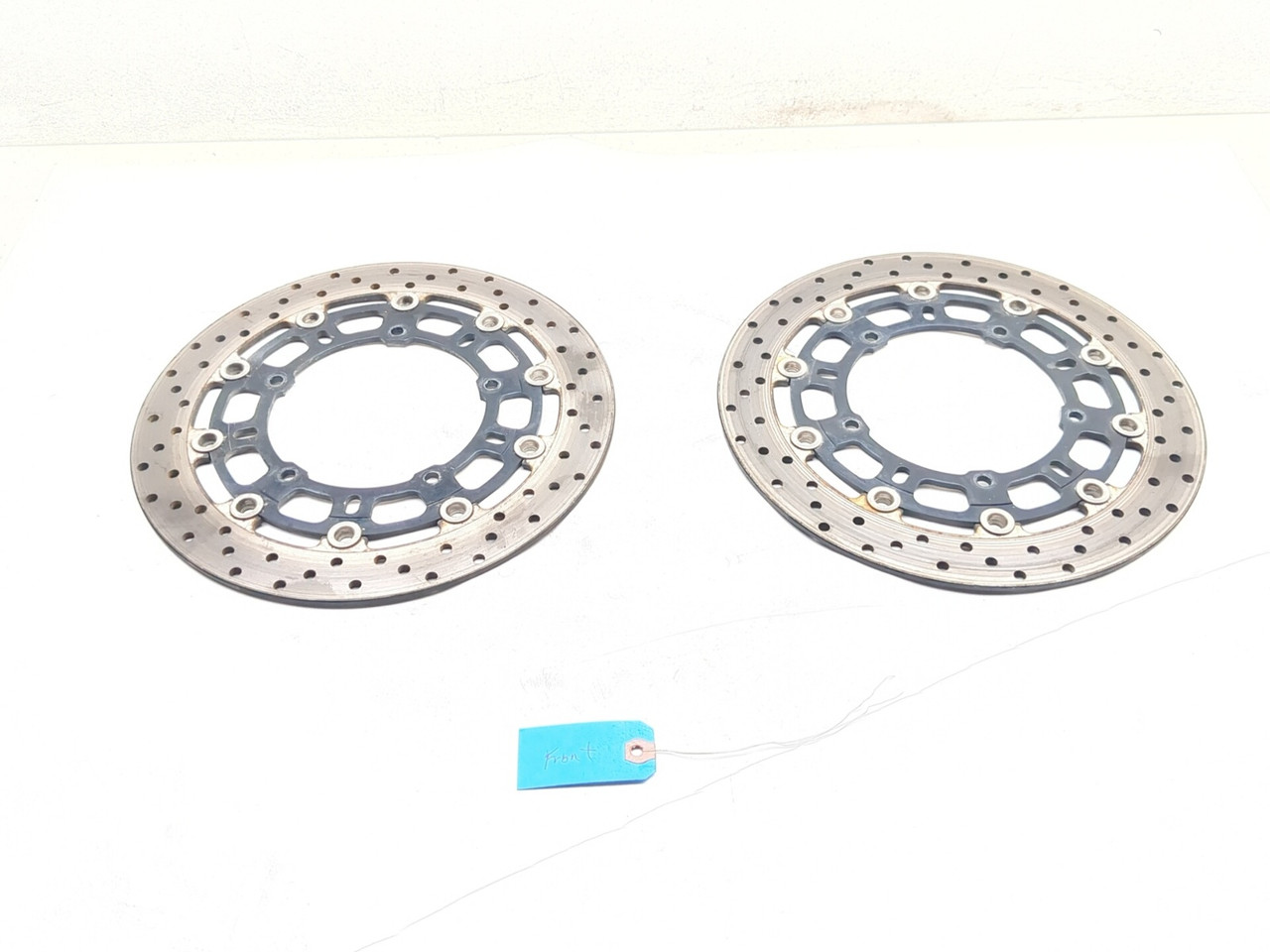 06-08 Yamaha YZF-R6R YZF R6 Front Brake Rotor Disc Pair 2C0-2581T