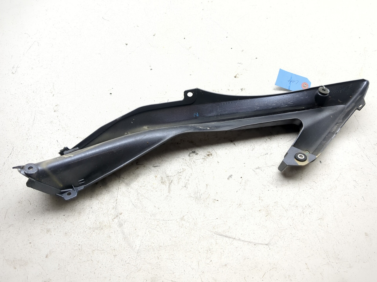 06-08 Yamaha YZF-R6R YZF R6 Front Right Upper Side Fairing Trim