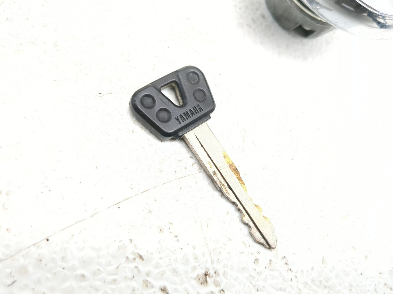 07-17 Yamaha V Star XVS1300 CU Stryker Triple Tree Lock Set 3D8