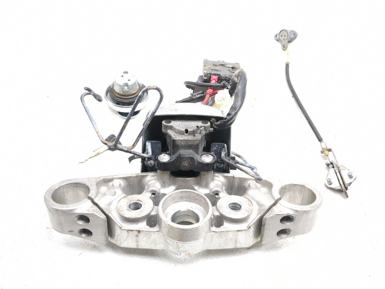 07-17 Yamaha V Star XVS1300 CU Stryker Triple Tree Lock Set 3D8