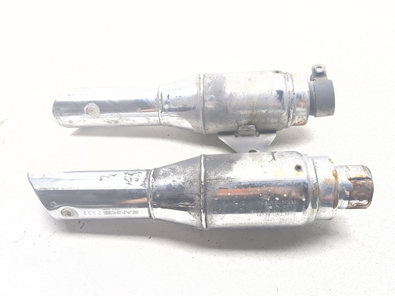 85-06 Kawasaki Vulcan 750 VN750 Rear Left Right Exhaust Muffler