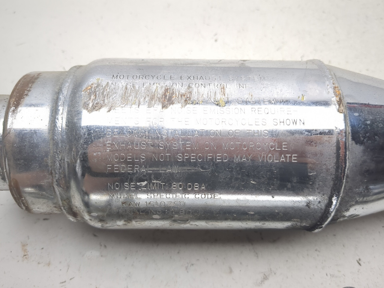 85-06 Kawasaki Vulcan 750 VN750 Rear Left Right Exhaust Muffler