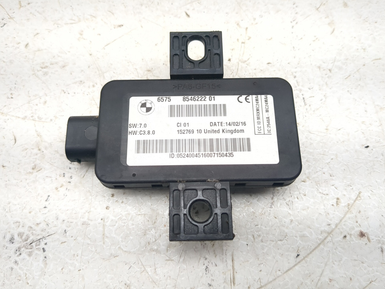 16-20 BMW C650 Sport RDC Control Unit 65758546222 - Sun Coast