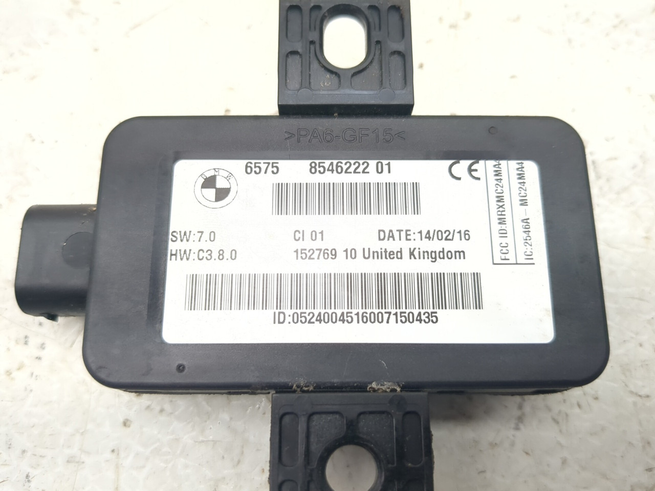 16-20 BMW C650 Sport RDC Control Unit 65758546222 - Sun Coast