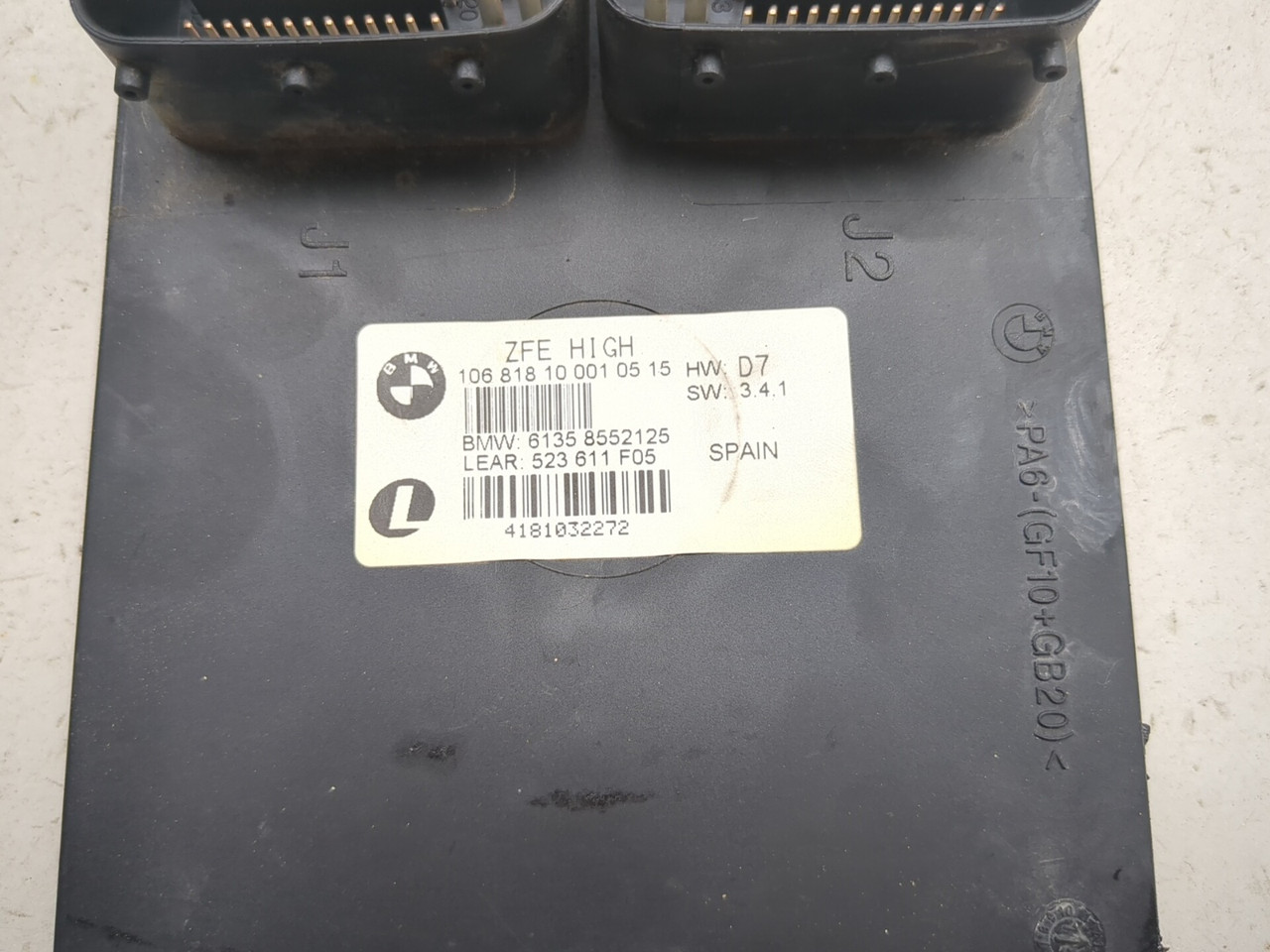 13-18 BMW F800GS Adventure Body Control Module (ZFE) EFI ECU ECM