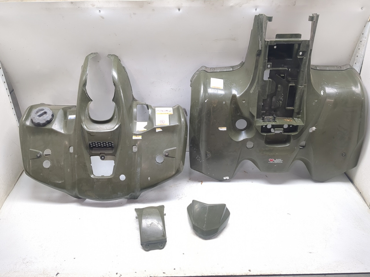 08-24 Suzuki KingQuad 750 AXI Fender Tank Handlebar Cover Set