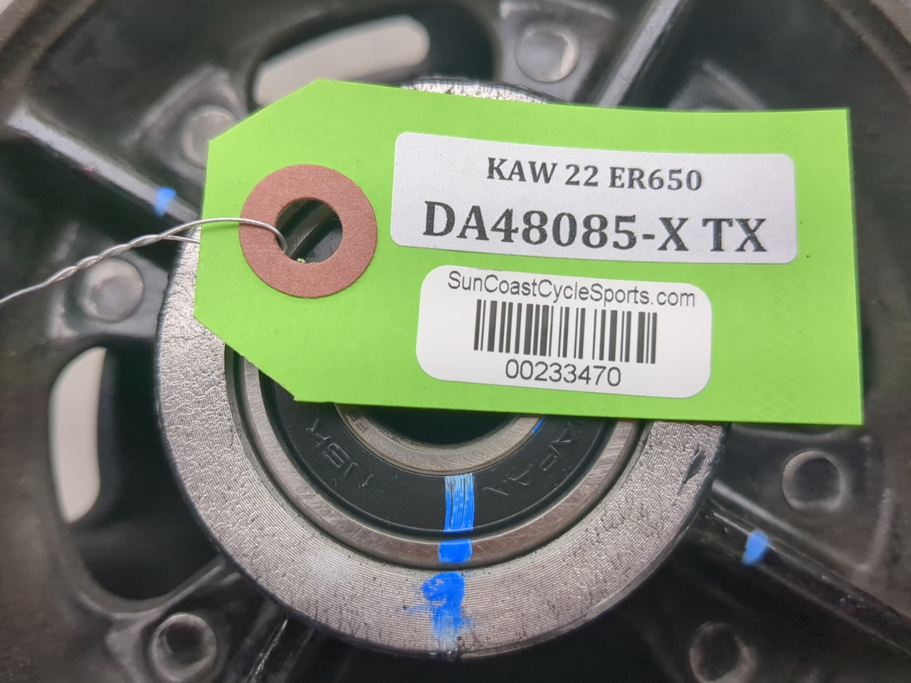 17-25 Kawasaki Z650 ER650N 17X4.50 Rear Wheel Rim STRAIGHT 41073