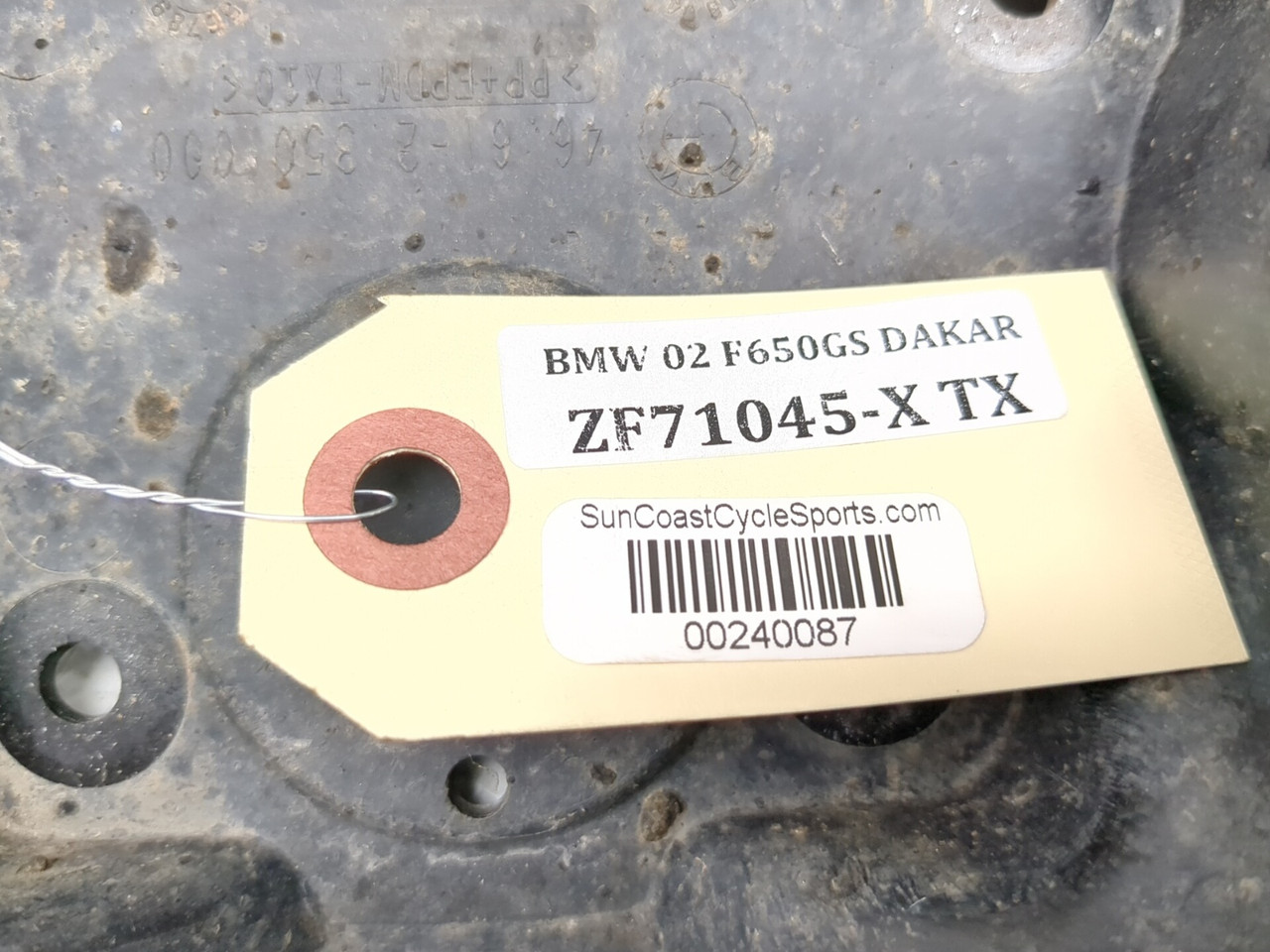 00-07 BMW F650GS Dakar Rear Undertail Mudguard Extension