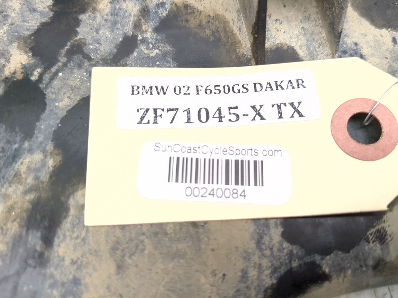 00-07 BMW F650GS Dakar Front Cockpit Trim Panel 46632346396 - Sun