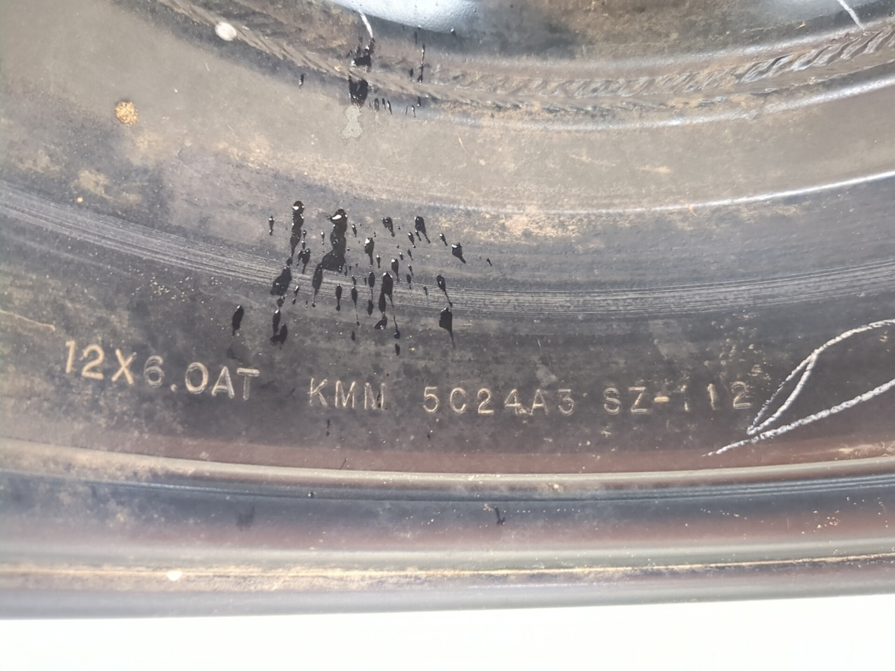 08-24 Suzuki KingQuad 750 AXI Front Wheel Rim 12X6.0 STRAIGHT