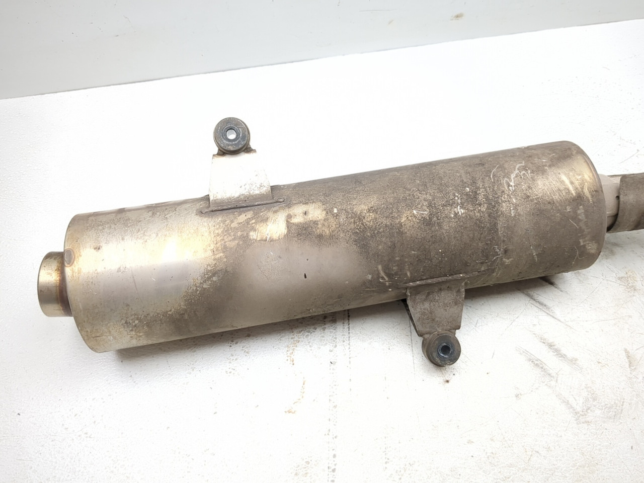 08-24 Suzuki KingQuad 750 AXI Rear Exhaust Muffler Can Pipe 14320