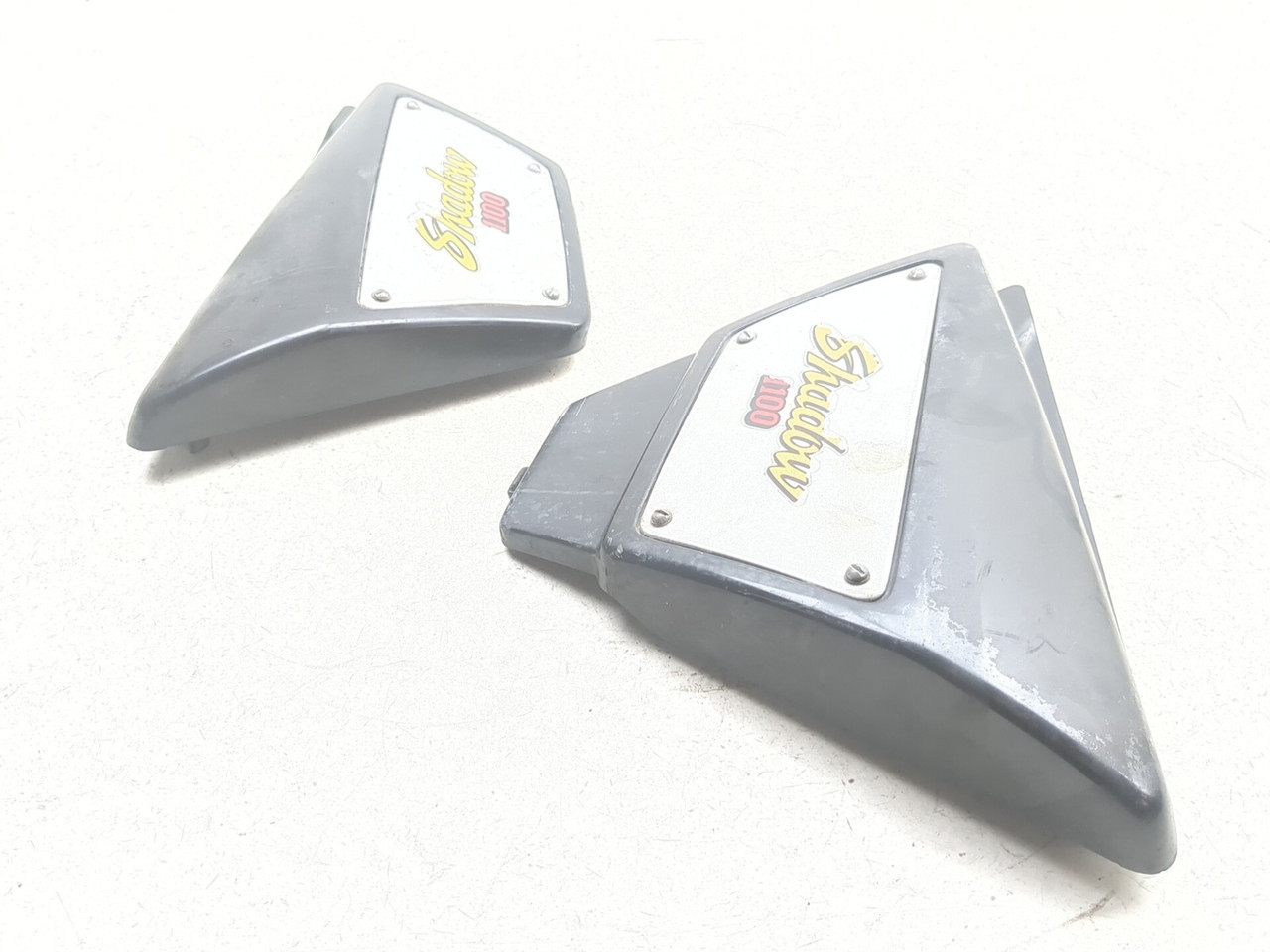 85-86 Honda VT1100C Shadow Left Right Side Cover Panel Set - Sun