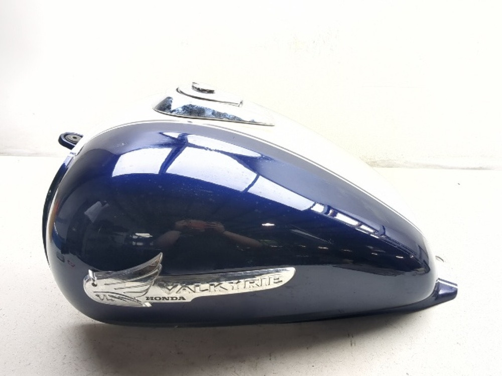 HONDA Gorilla タンク グレー/ネイビー 97-03 Honda VALKYRIE1500 GL1500CD Front Gas Fuel Tank 17520-MZ0