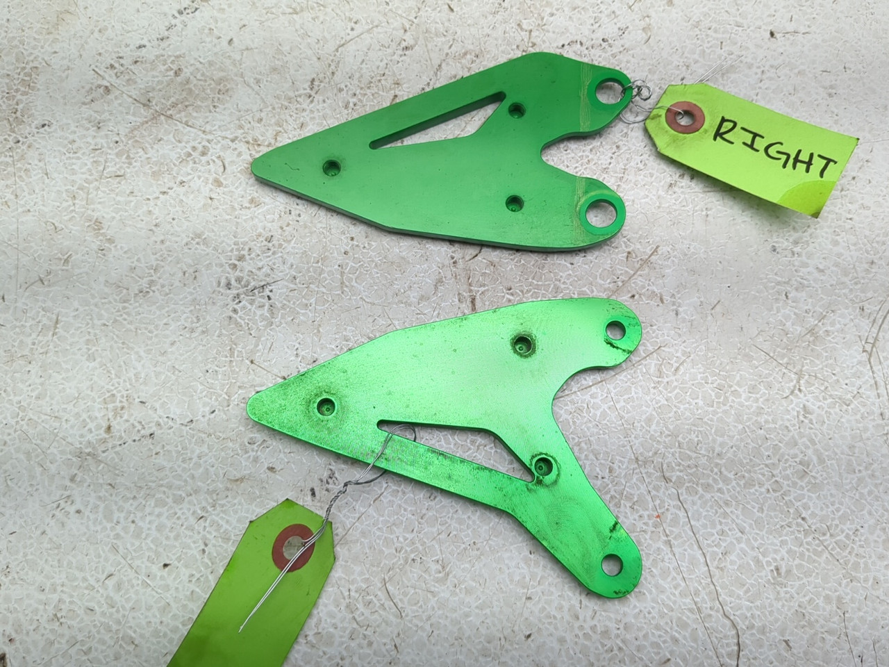 18-26 Kawasaki Ninja 400 EX400 Left Right Rearset Heel Guard Set
