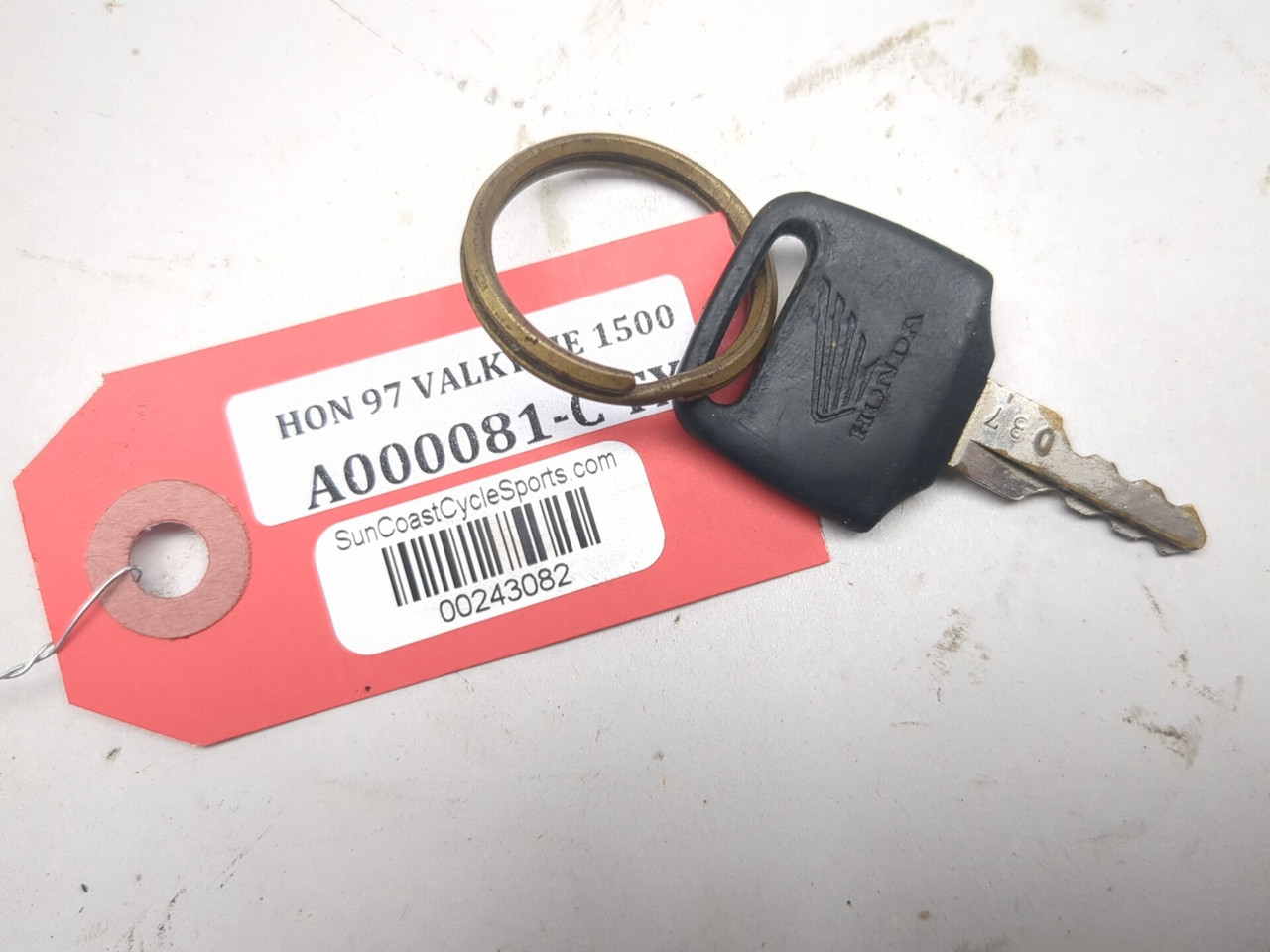 97-04 Honda Valkyrie 1500 GL1500C Ignition Fuel Cap Lock Key Set