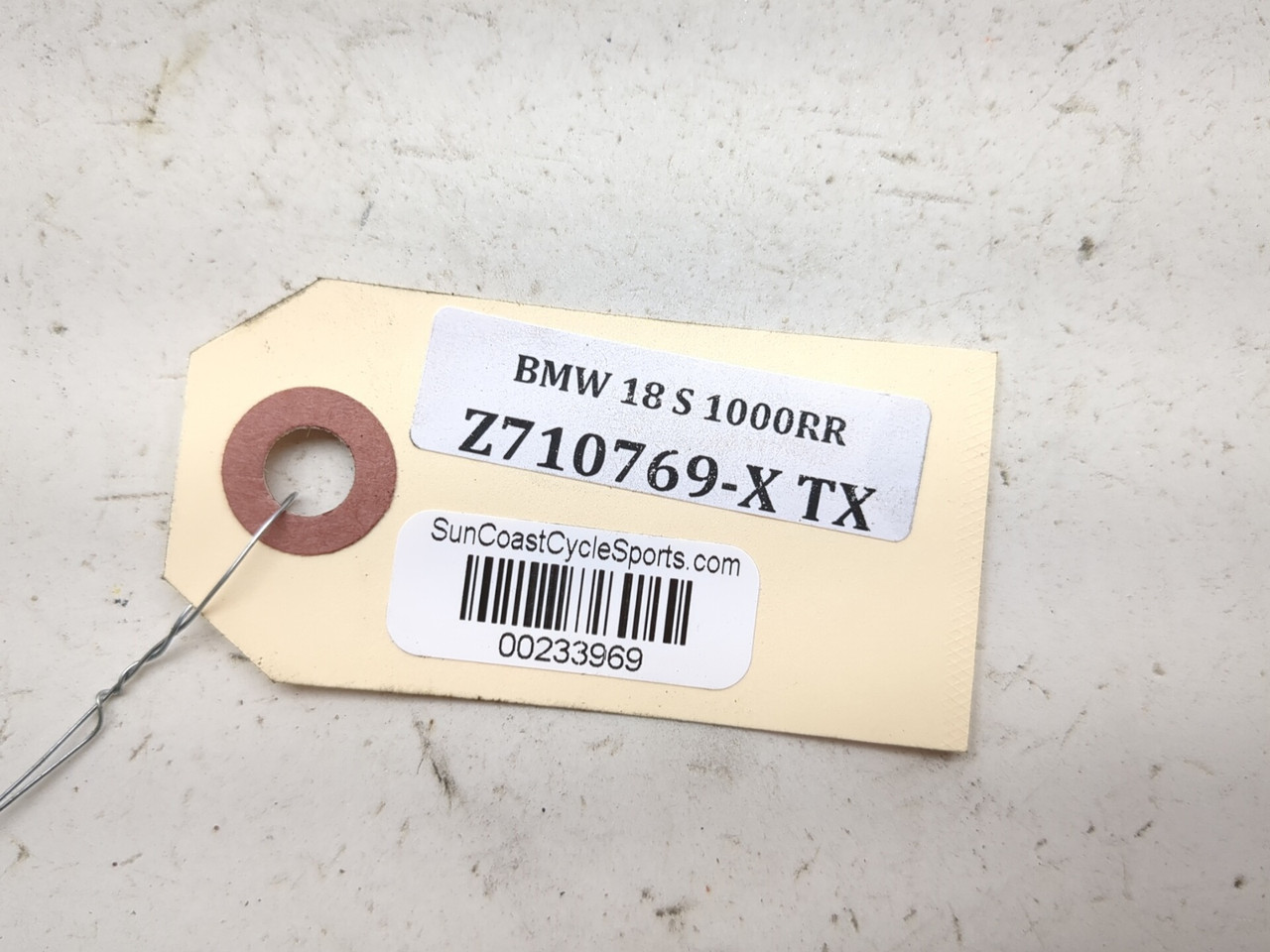15-18 BMW S1000RR Rear License Plate Holder - Sun Coast Cycle