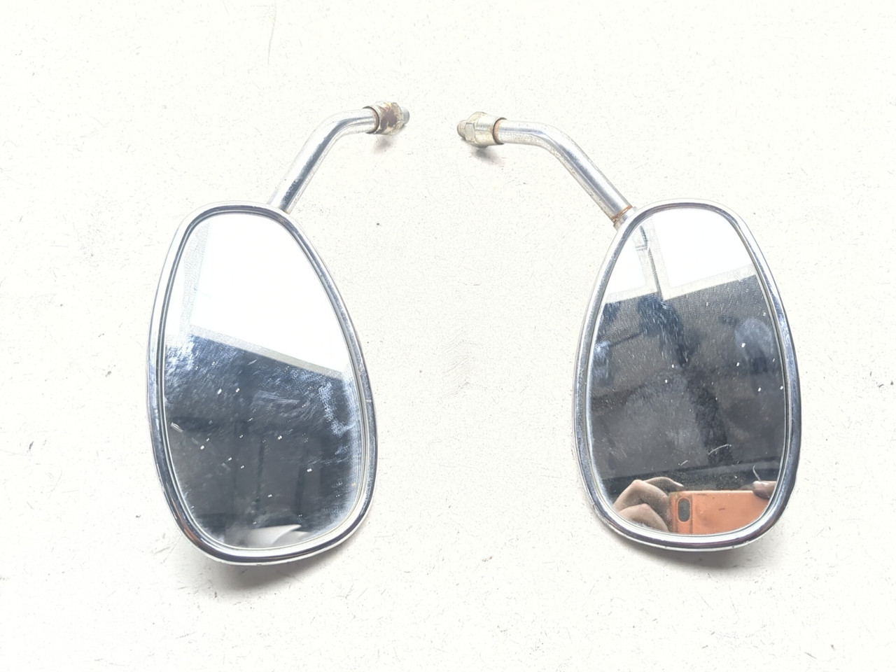 96-09 Kawasaki Vulcan 500 EN500C Front Left Right Mirror Set 56001