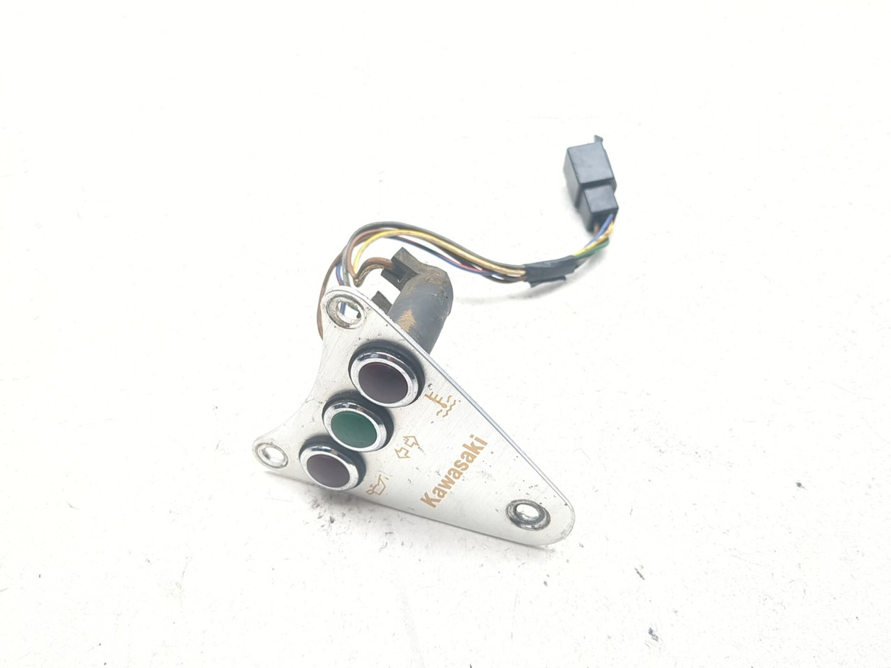 96-09 Kawasaki Vulcan 500 EN500C Front Indicator Light Panel - Sun