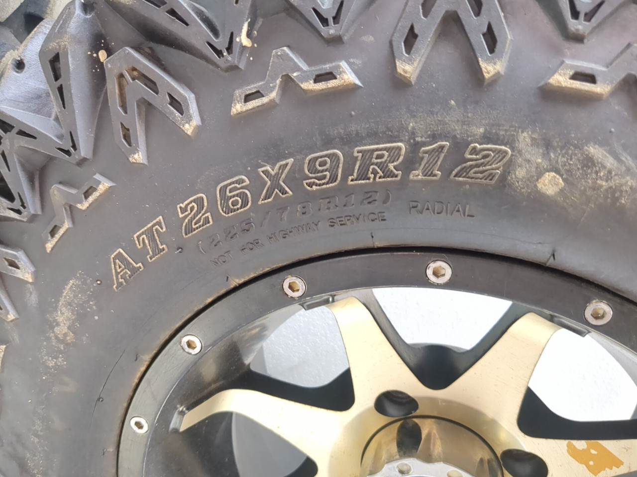 Sedona Rip-Saw R/T Front Rear Tire AT26X9R12 - Sun Coast Cycle