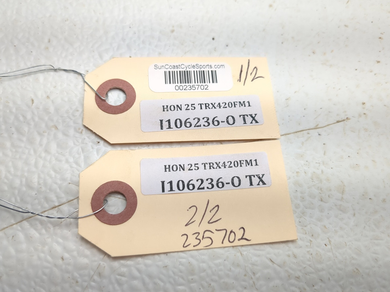 三 20-25 Honda TRX420FM1 Fourtrax 420 Left Right Side Panel Set 83650