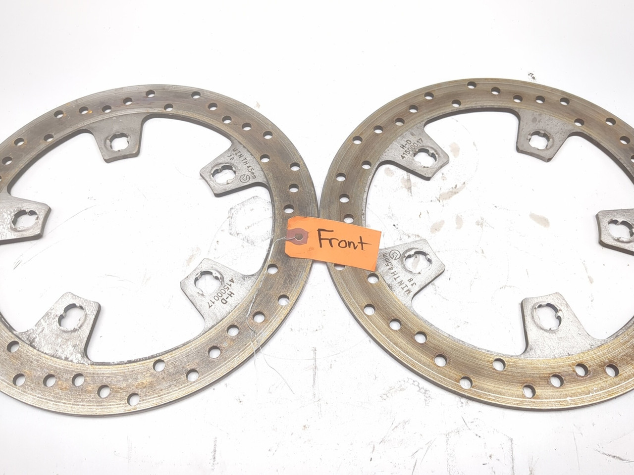 17-23 Harley Street Glide FLHX Front Left Right Brake Rotor Disc 