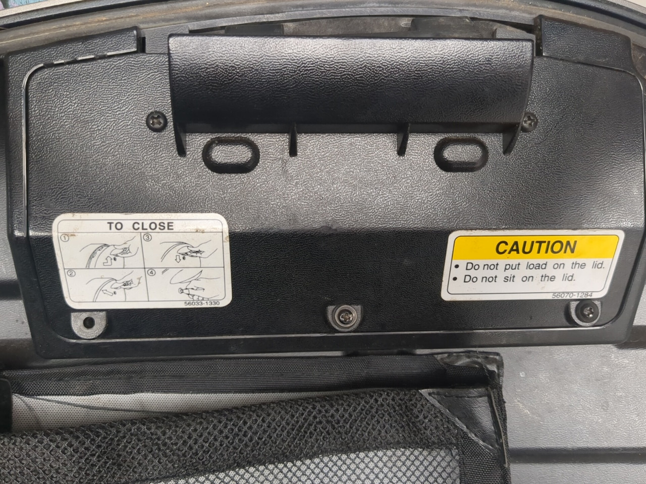 05-08 Kawasaki VN1600 Vulcan Nomad Rear Left Saddlebag Pannier