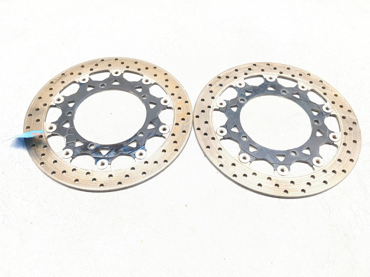 03-05 Yamaha YZF R6 Front Left Right Brake Rotor Disc Set 5SL