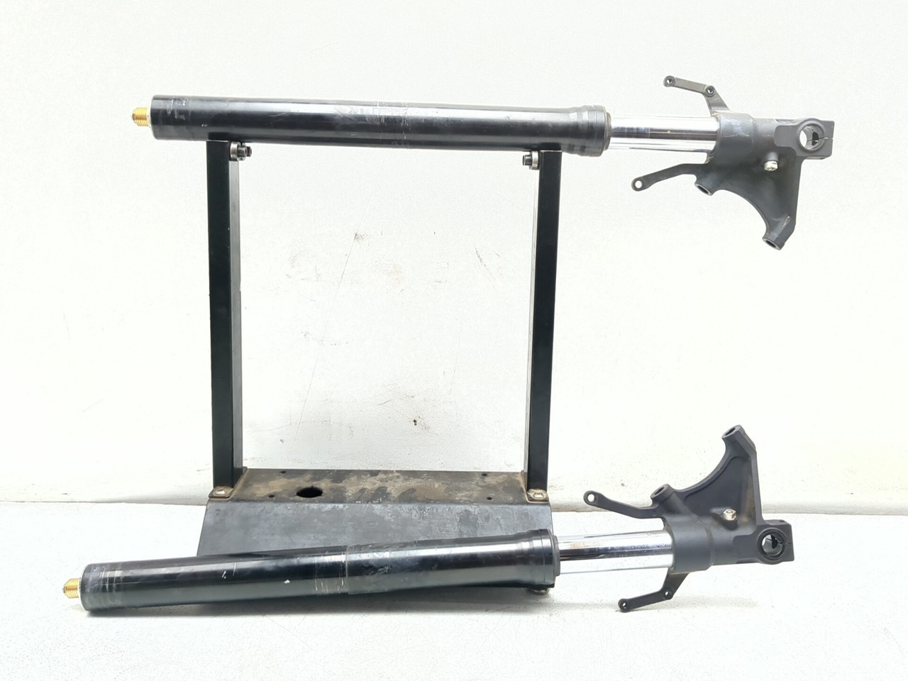 05 Yamaha YZF-R6 Front Suspension Forks Tubes Set STRAIGHT - Sun