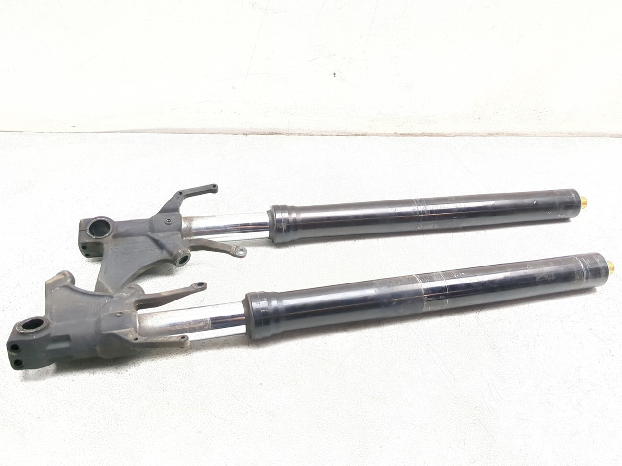 05 Yamaha YZF-R6 Front Suspension Forks Tubes Set STRAIGHT - Sun
