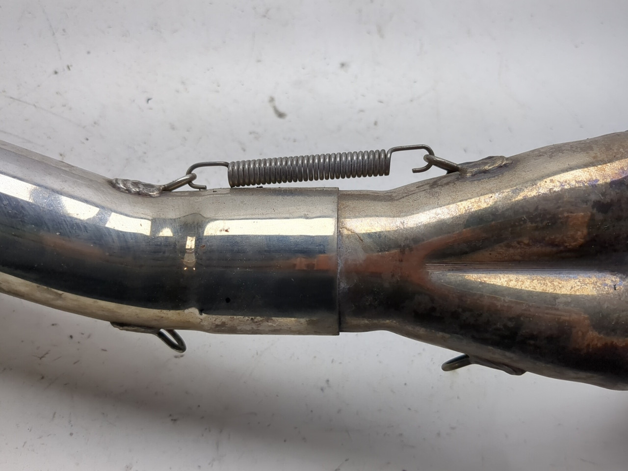 92-98 Honda CB1000 Front Exhaust Header Manifold Can Pipe Assembly