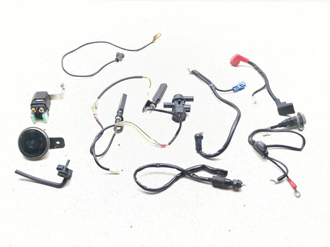 24-26 Kawasaki Ninja EX500 Horn Solenoid Sensor Starter Battery