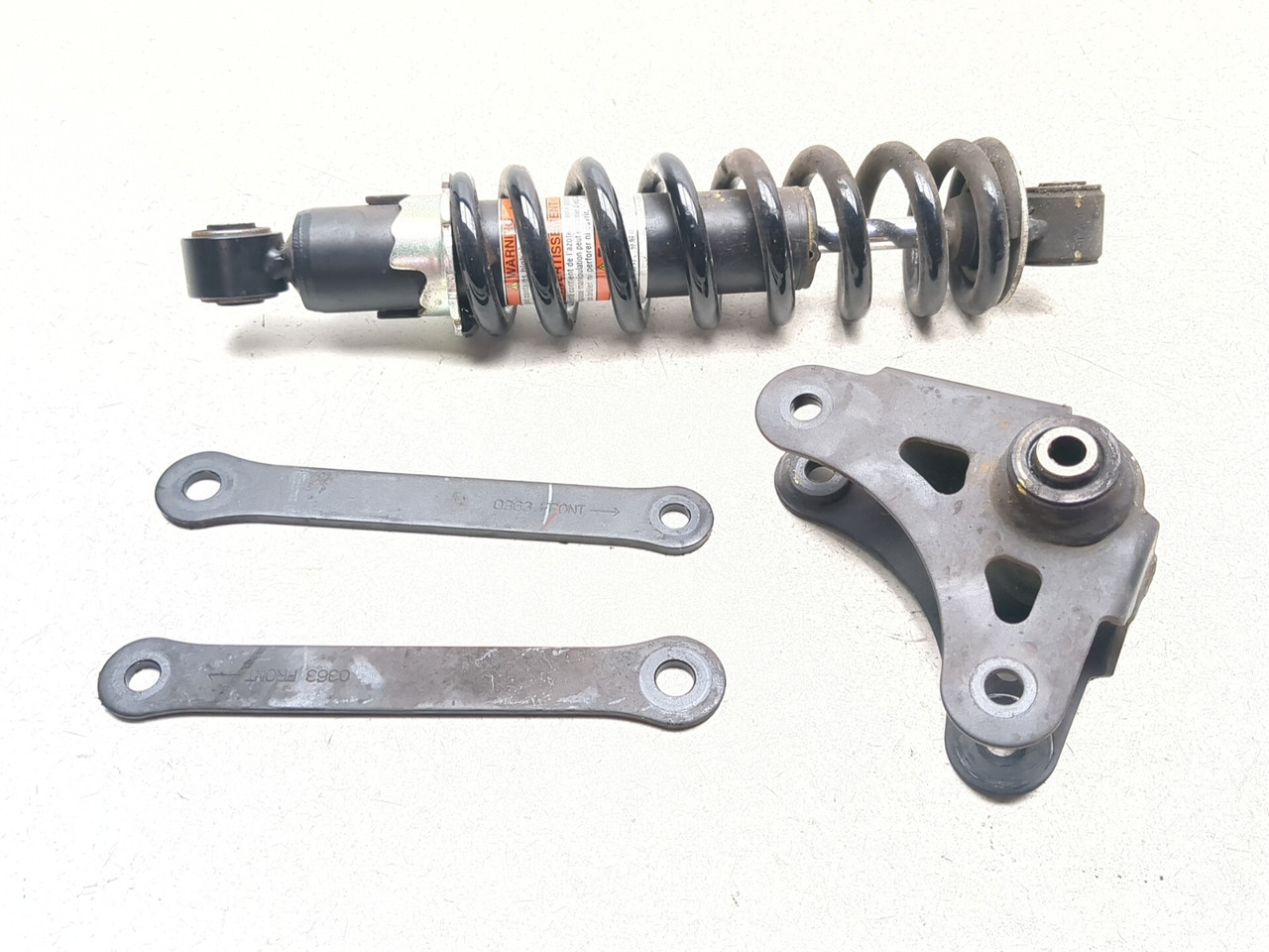 24-26 Kawasaki Ninja EX500 Rear Shock Linkage Set 45014-0871-37S