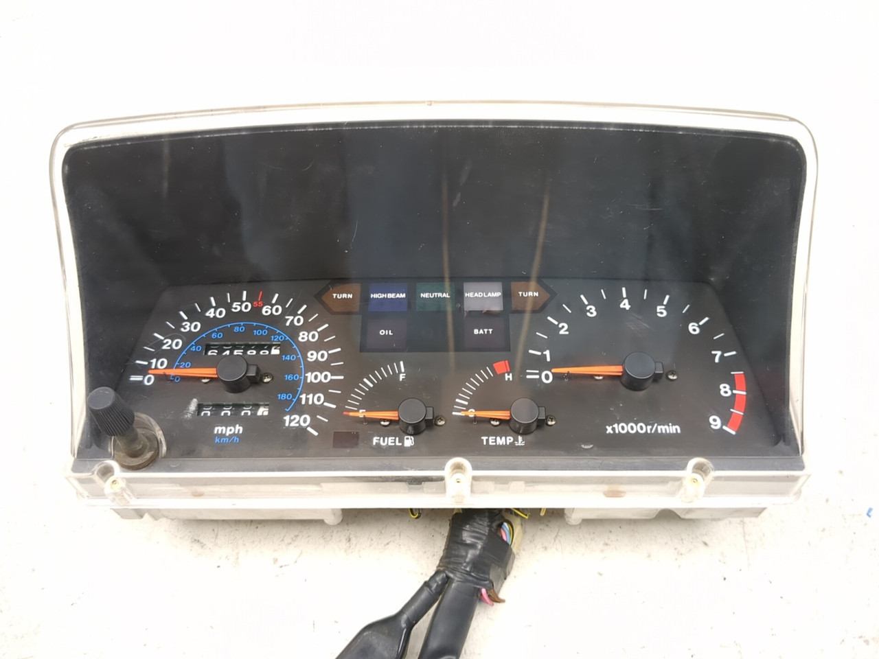 86-03 Kawasaki Voyager ZG1200 Speedometer Tach Dash Cluster Gauge