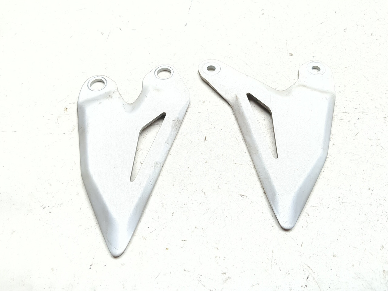 24-26 Kawasaki Ninja EX500 Left Right Heel Guard Set 55020-2195
