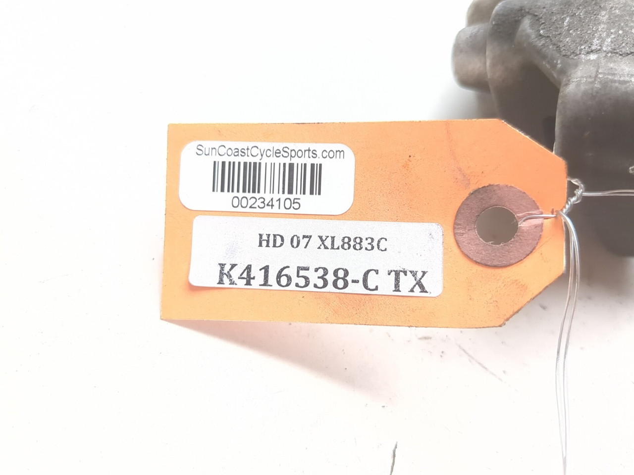 04-10 Harley Davidson Sportster XL883C Custom Rear Brake Caliper