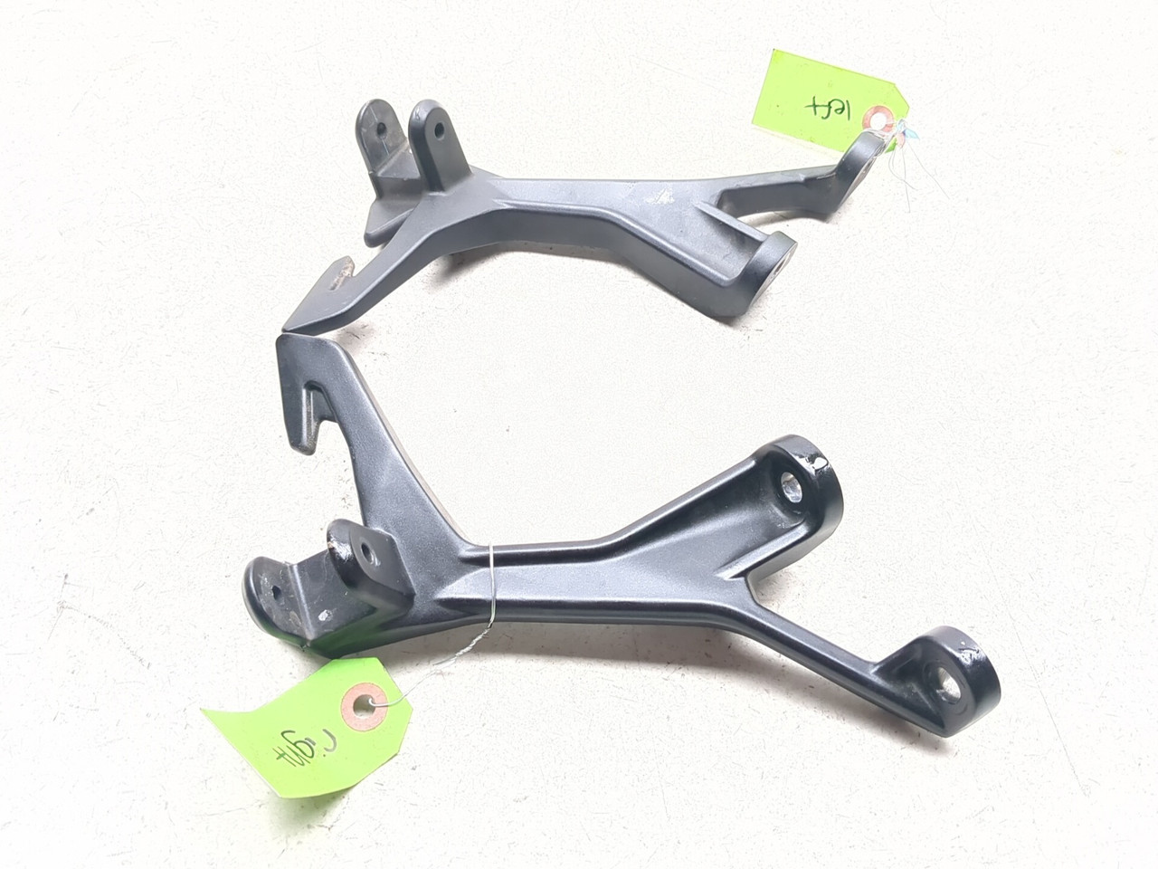 24-26 Kawasaki Ninja EX500 Left Right Passenger Foot Peg Bracket