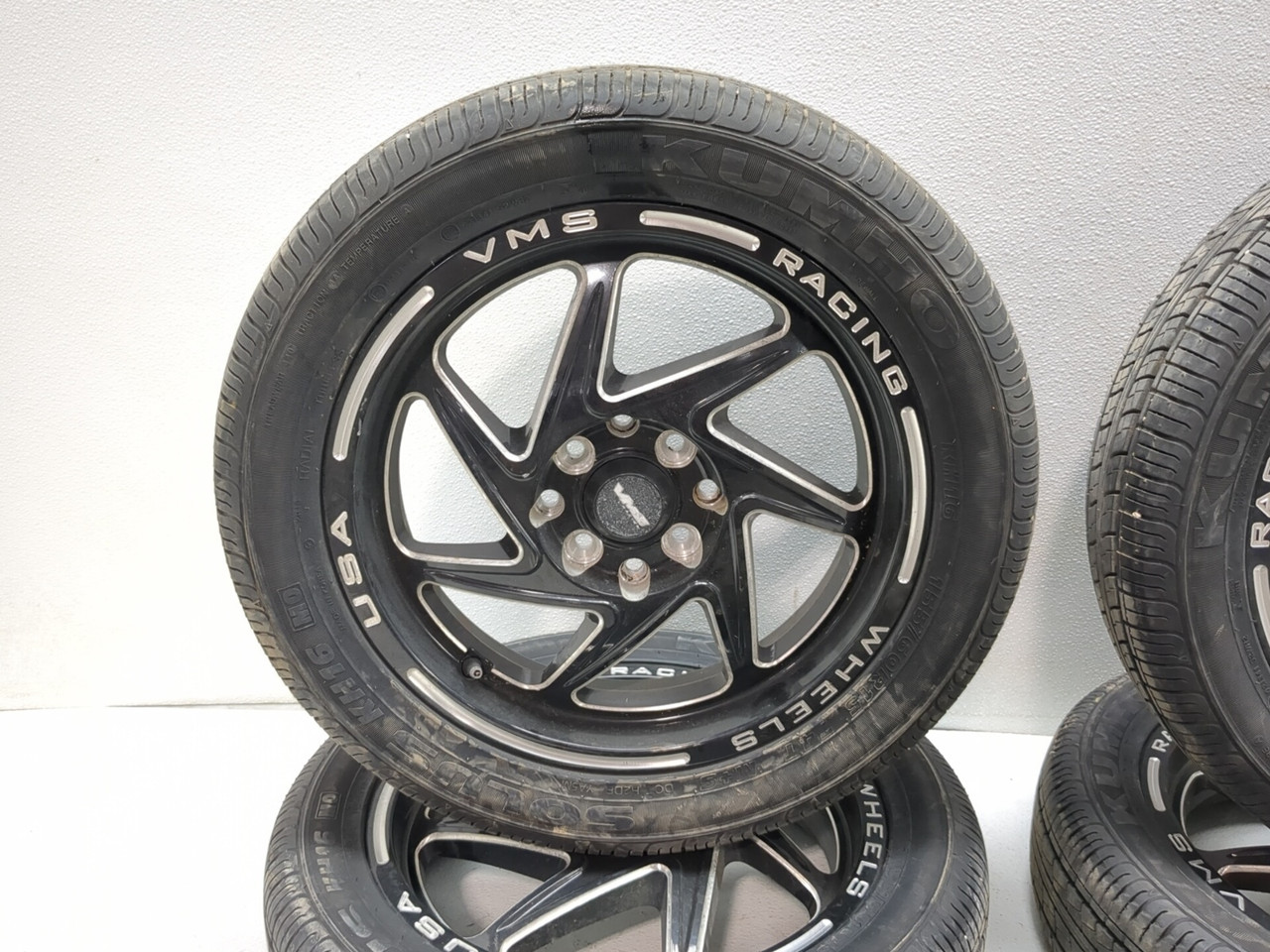 Kumho Solus KH16 Front Rear Tire 155/60R15 Wheel Rim 15x3.50