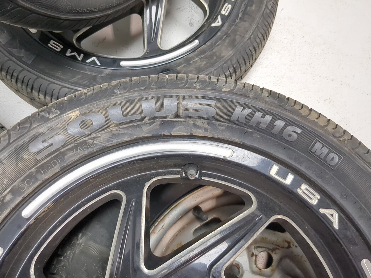 Kumho Solus KH16 Front Rear Tire 155/60R15 Wheel Rim 15x3.50